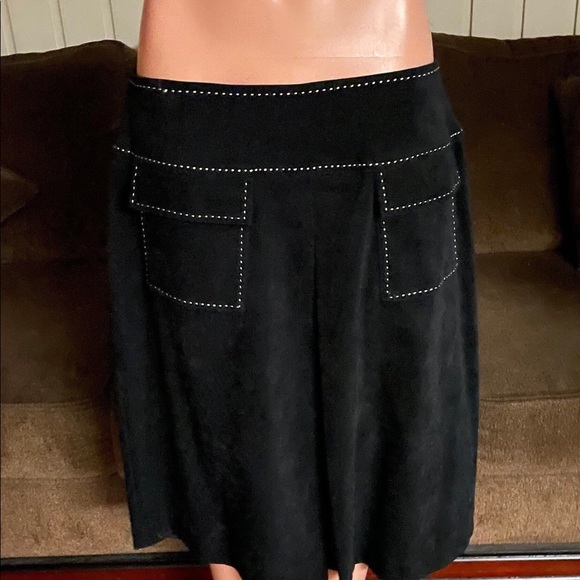 Lennie NY~ Black Velvet Size 10 Skirt - Picture 13 of 14